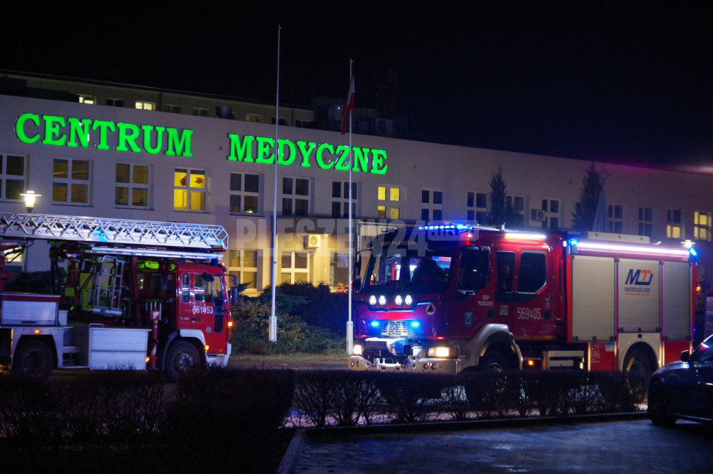 Pożar w pleszewskim szpitalu