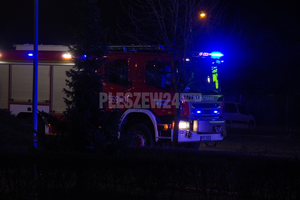 Pożar w pleszewskim szpitalu