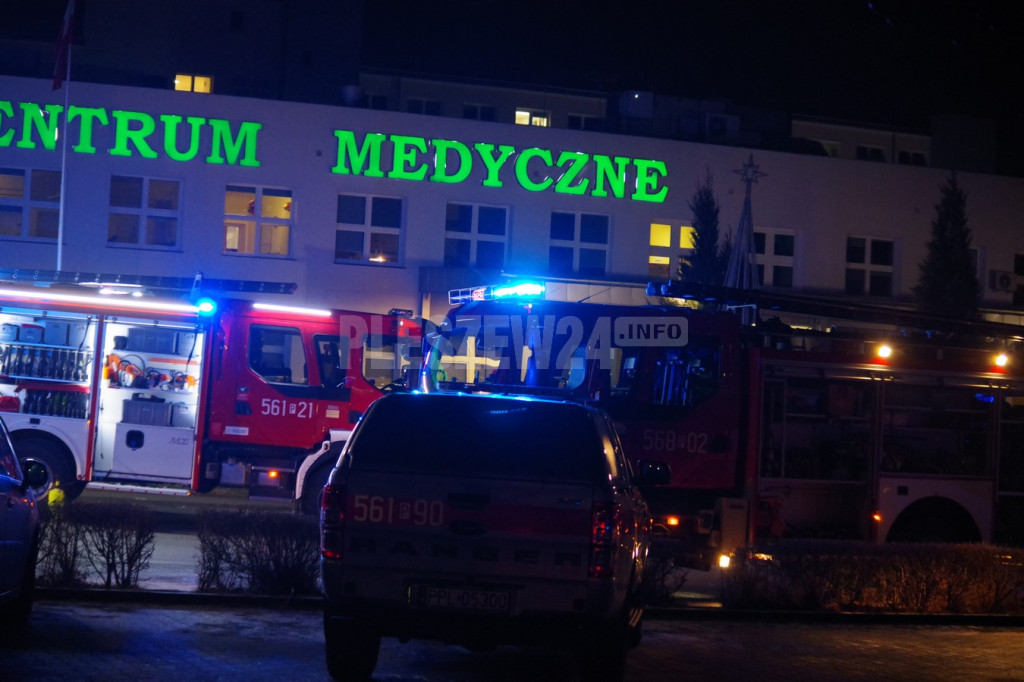 Pożar w pleszewskim szpitalu