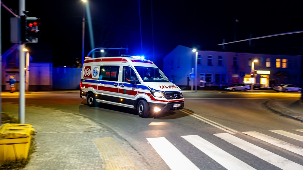 Nastolatek przewieziony do szpitala po wypadku