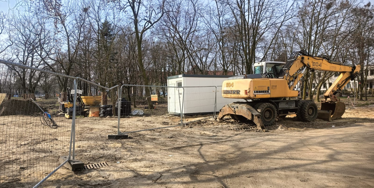 Park Miejski w Pleszewie - wstrzymane prace