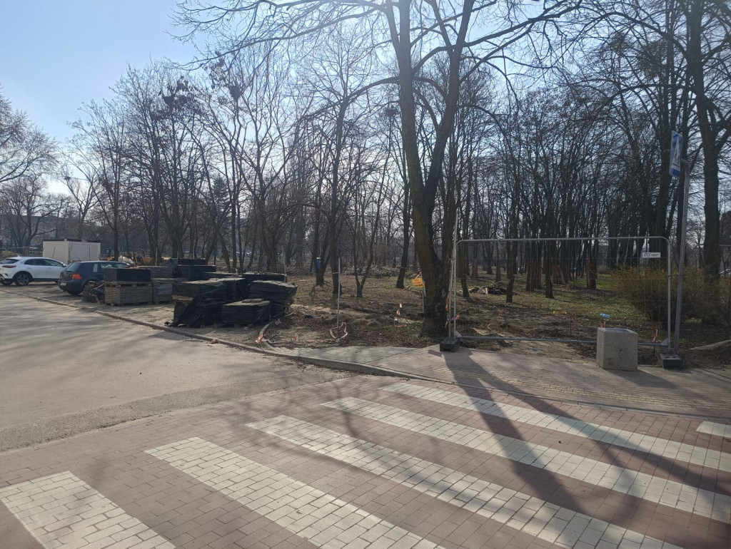 Park Miejski w Pleszewie - wstrzymane prace