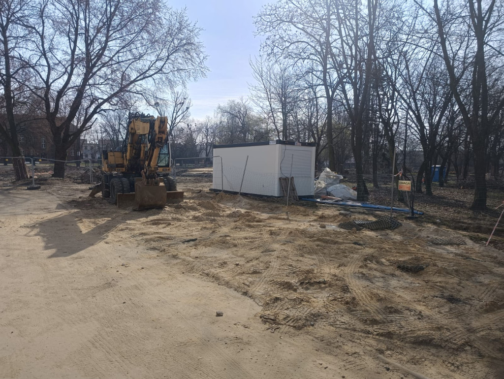 Park Miejski w Pleszewie - wstrzymane prace