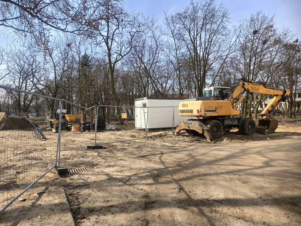 Park Miejski w Pleszewie - wstrzymane prace