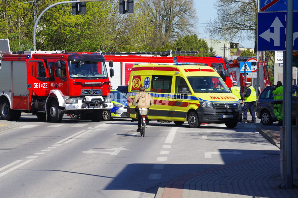 Wypadek w Pleszewie - 22  kwietnia