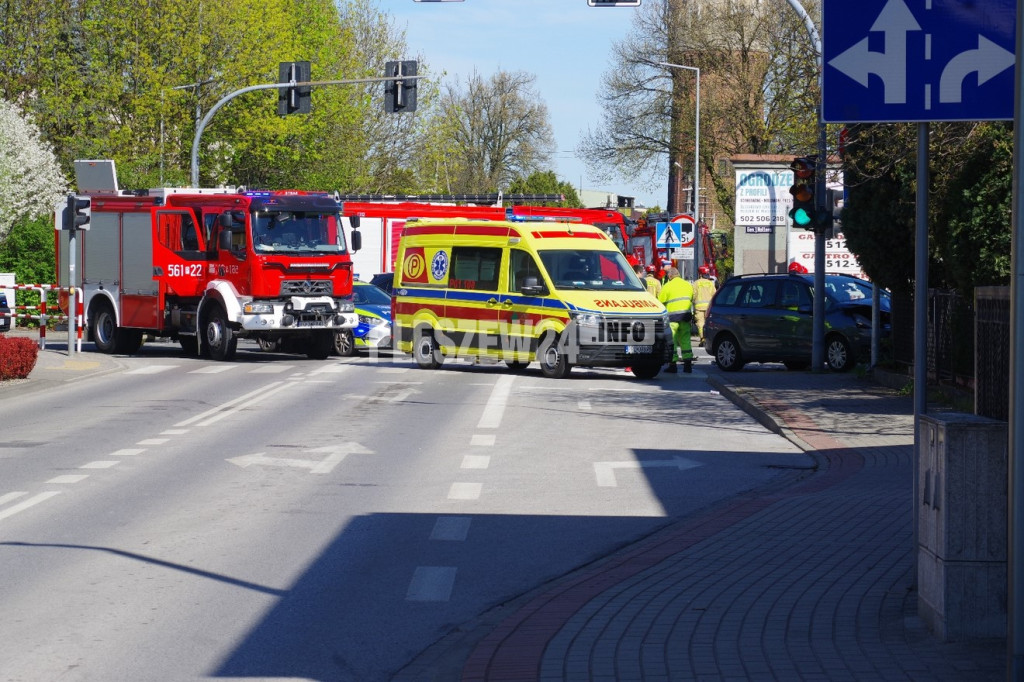 Wypadek w Pleszewie - 22  kwietnia