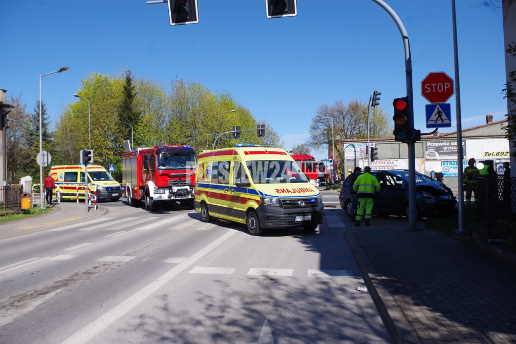 Wypadek w Pleszewie - 22  kwietnia