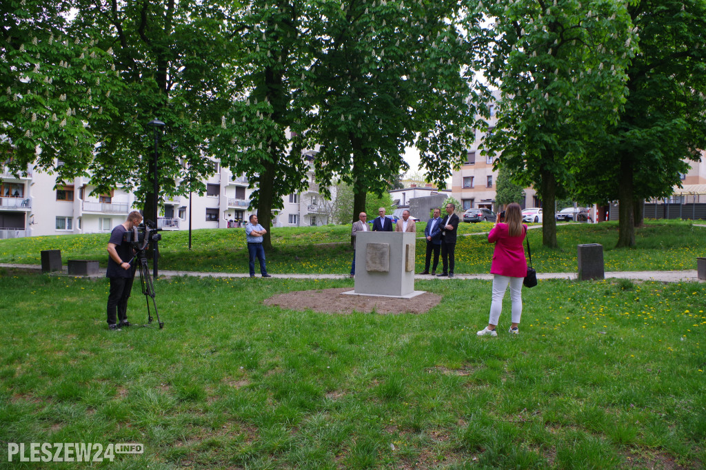 Odsłonięcie lapidarium w Pleszewie