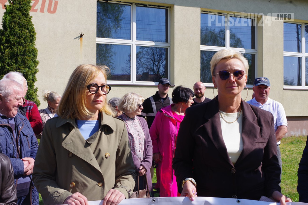 Protest mieszkańców w Brzeziu