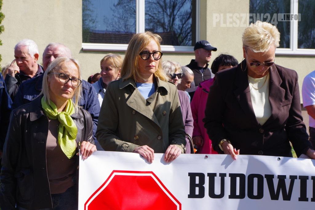 Protest mieszkańców w Brzeziu