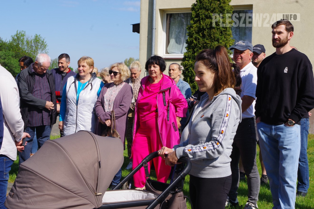 Protest mieszkańców w Brzeziu