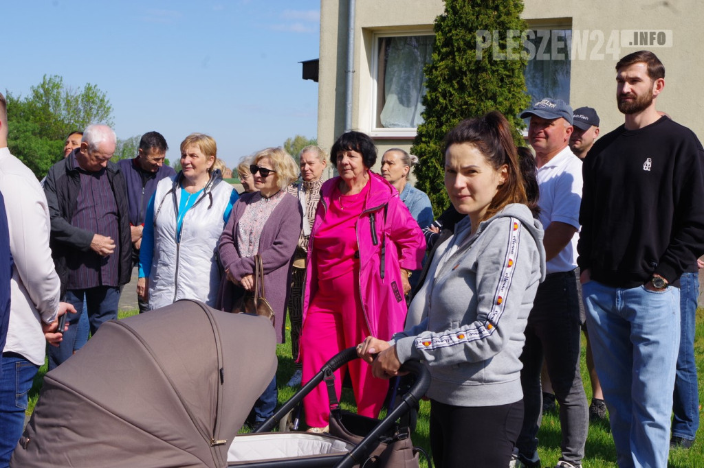 Protest mieszkańców w Brzeziu
