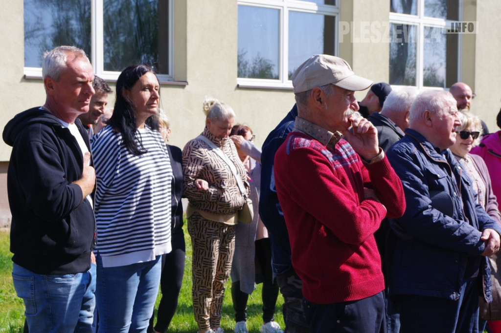 Protest mieszkańców w Brzeziu
