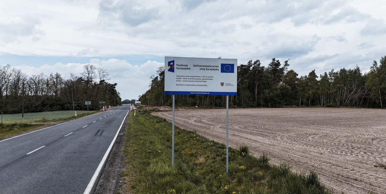Remonty drogi wojewódzkiej w Gizałkach i Choczu