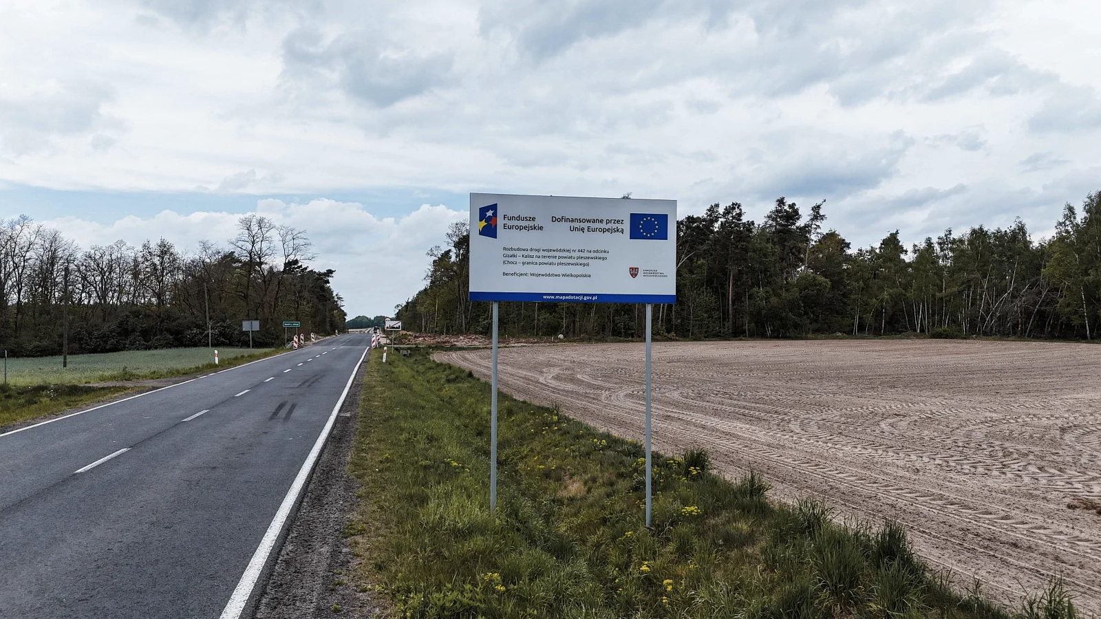 Remonty drogi wojewódzkiej w Gizałkach i Choczu