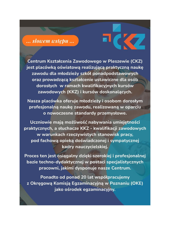 Centrum Kształcenia Zawodowego 2026 / 2027