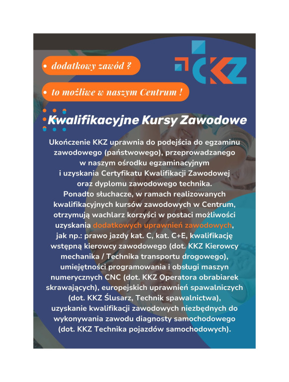 Centrum Kształcenia Zawodowego 2026 / 2027