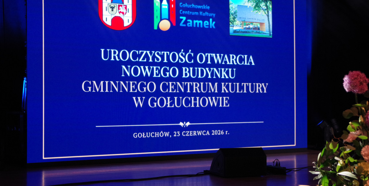 Uroczystość otwarcia Gminnego Centrum Kultury w Gołuchowie