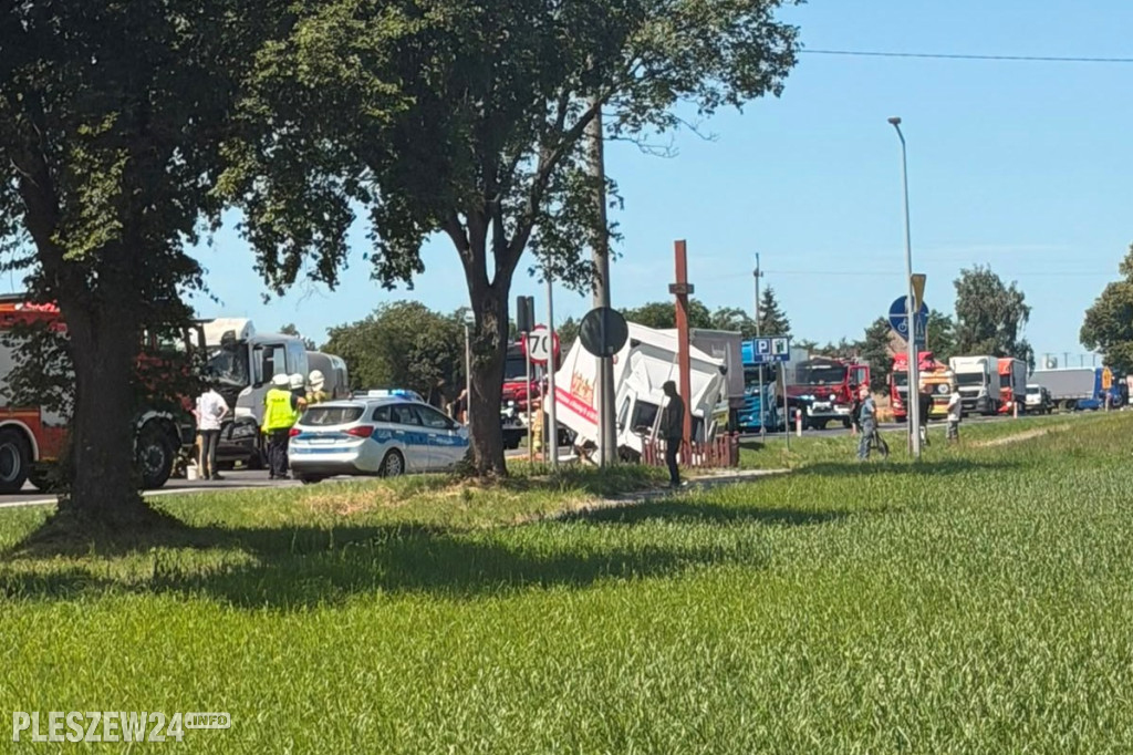 Karambol w Brzeziu k. Pleszewa