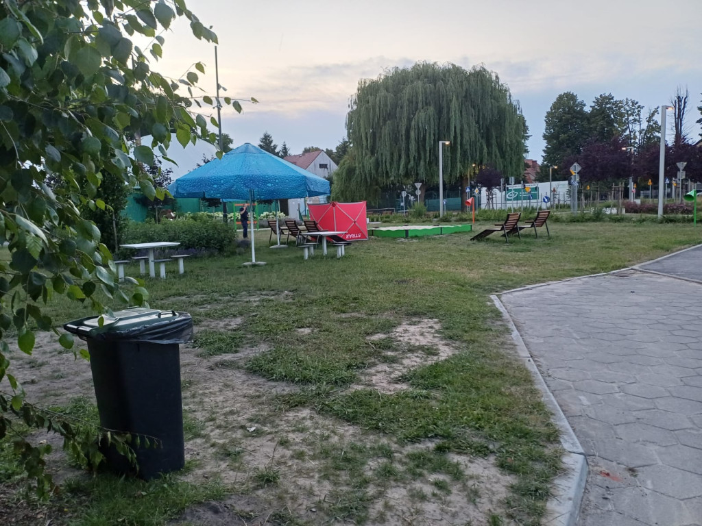 Martwy mężczyzna znaleziony na stadionie w Pleszewie