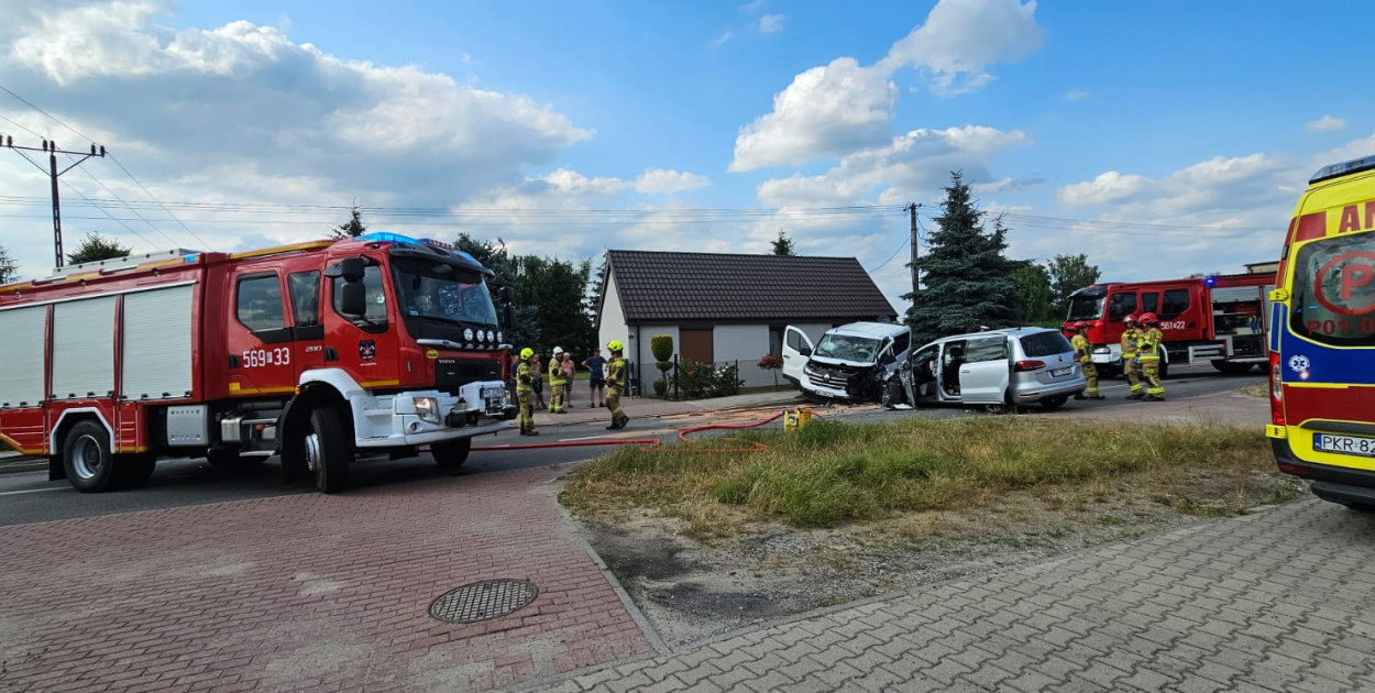 Wypadek na trasie Pleszew - Dobrzyca