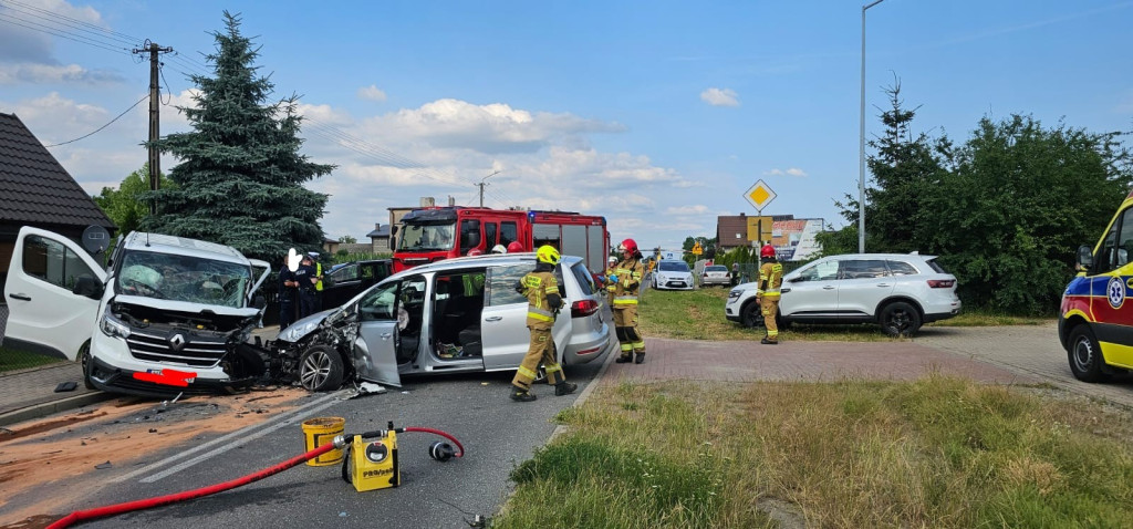 Wypadek na trasie Pleszew - Dobrzyca