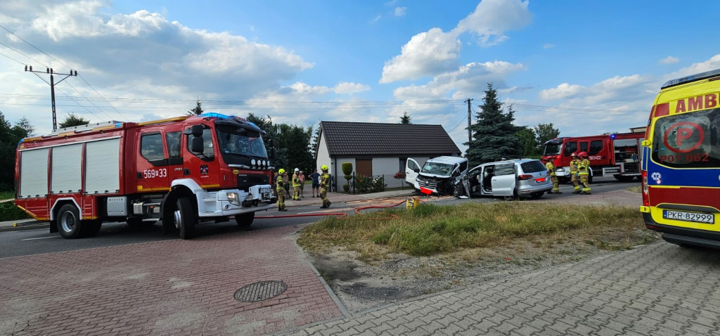 Wypadek na trasie Pleszew - Dobrzyca