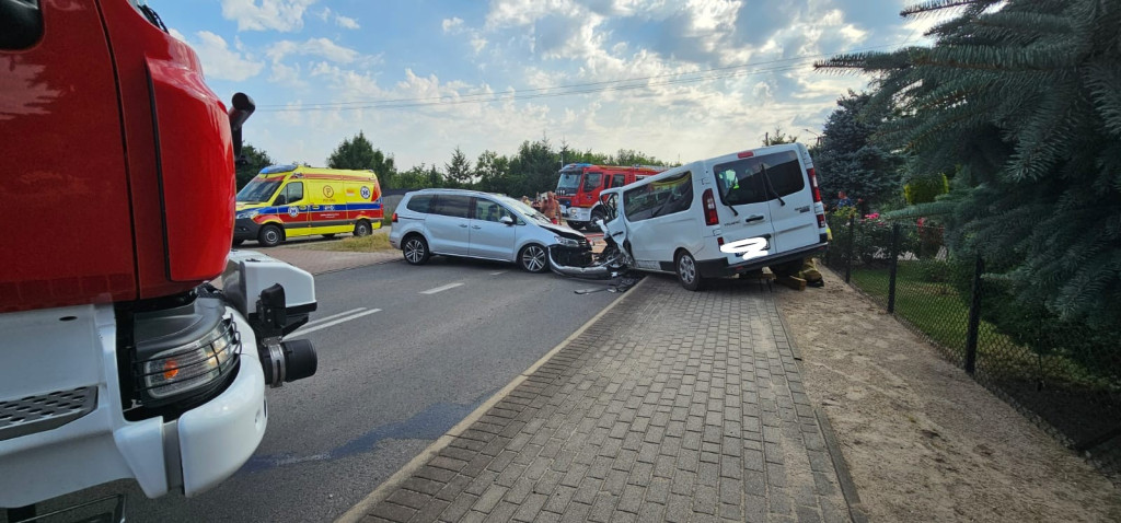 Wypadek na trasie Pleszew - Dobrzyca