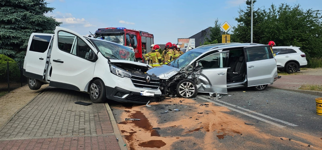Wypadek na trasie Pleszew - Dobrzyca