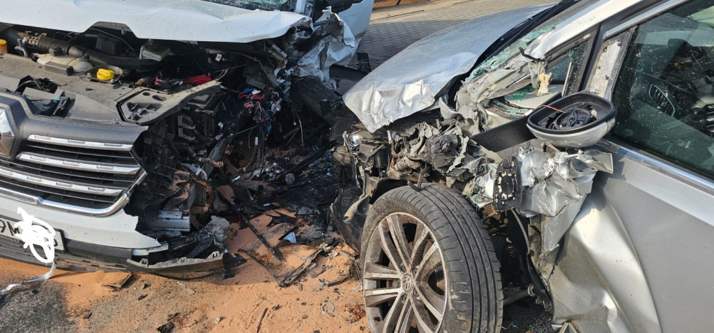 Wypadek na trasie Pleszew - Dobrzyca