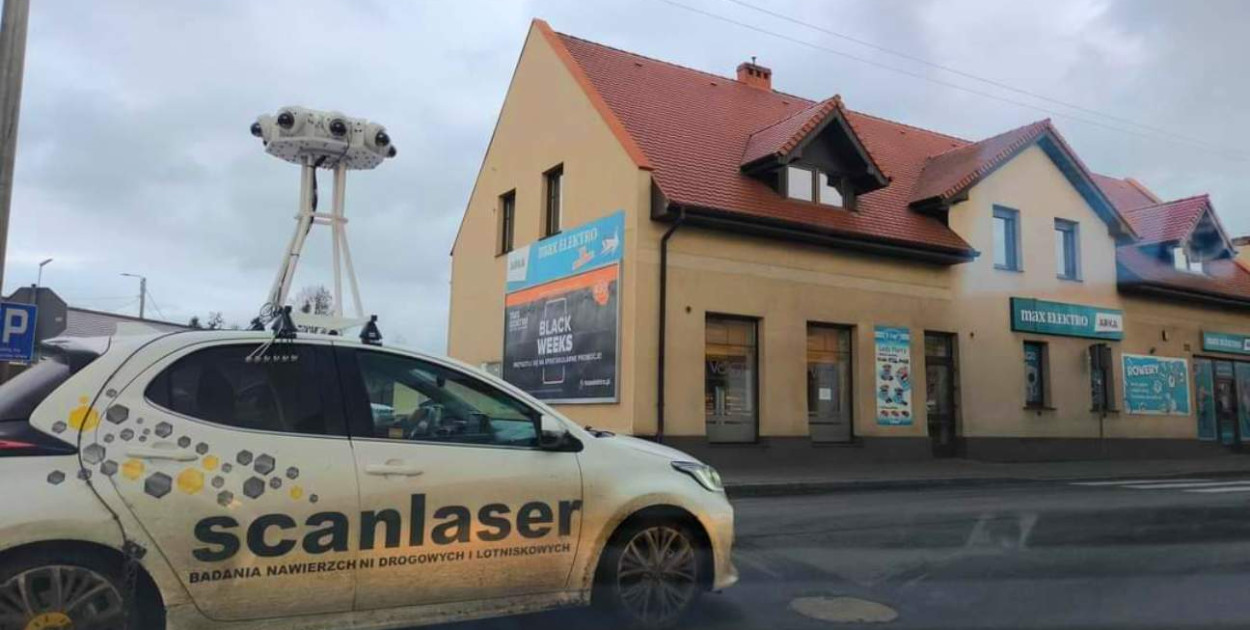 Foto: Facebook - Przemysław Glinkowski. Ulica w Dobrzycy