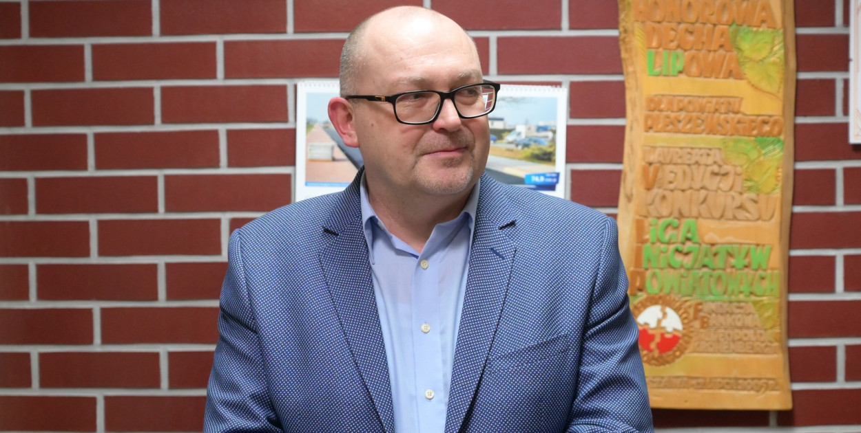 Przemysław Żurawlew – nowy dyrektor Domu Dziecka w Pleszewie / fot.: Starostwo Powiatowe w Pleszewie