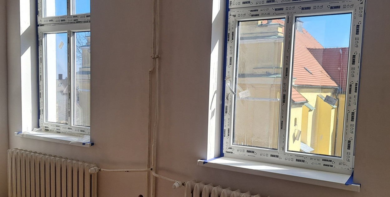 Remont już trwa. Fot. Fara Pleszew