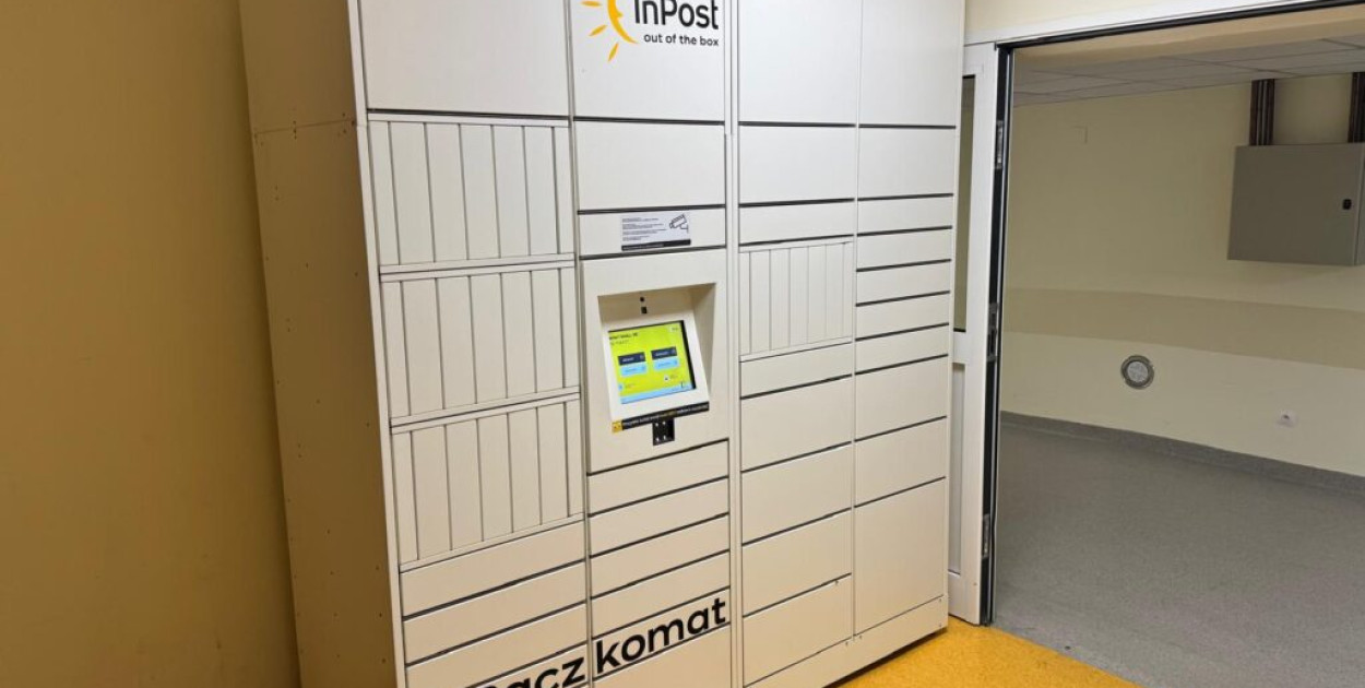 paczkomat w szpitalu. Foto: szpital w Kędzierzynie Koźlu