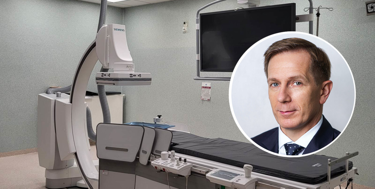 Stół angiograficzny kosztował ponad 4,5 miliona złotych i pieniądze na zakup pochodzą z  Wielkopolskiego Regionalnego Programu Operacyjnego na lata 2014-2020 - mówi prezes B. Górczyński (na zdjęciu) 