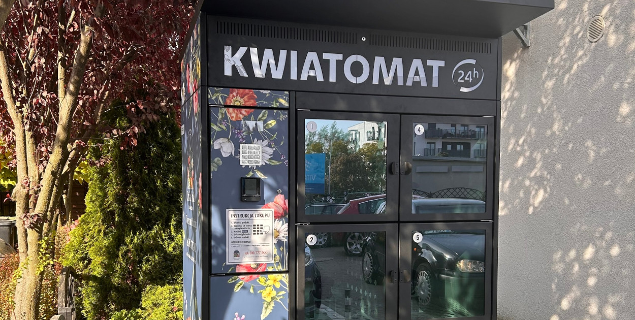 Kwiatomat w Pleszewie będzie pracował od 9 listopada.