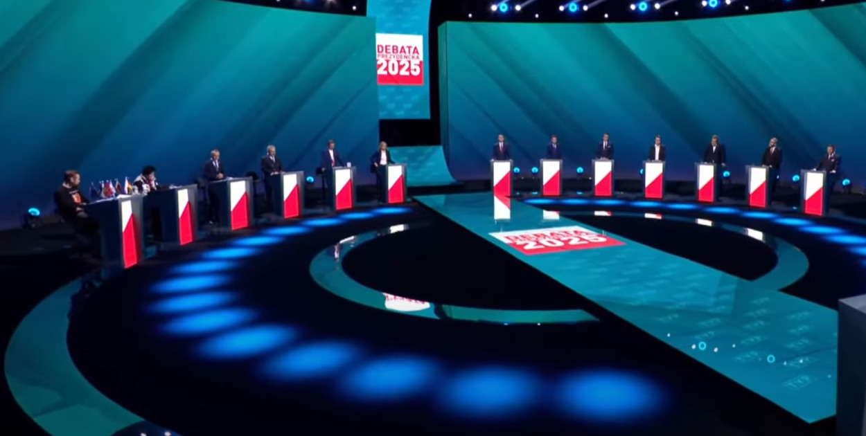 Debata wyborcza w TVP / zrzut ekranu z YT / sygnał TVP (w likwidacji). 