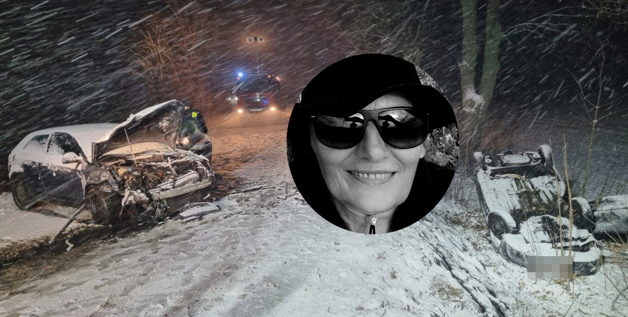 Fot PSP Pleszew (wypadek)  / ZST w Ostrowie Wlkp.