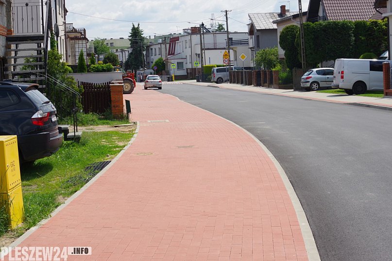 Ulica Zygmunta Starego w Pleszewie po remoncie