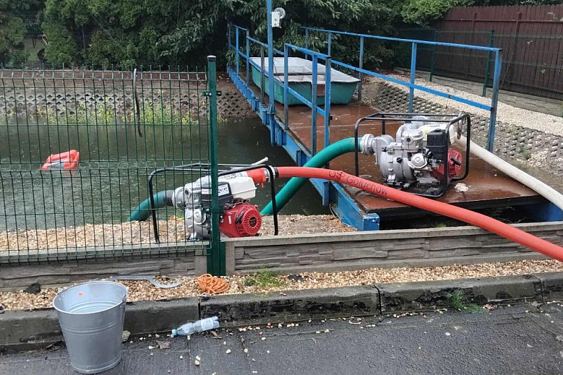 Akcja strażaków w Kościelnej Wsi