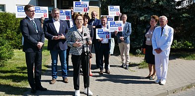 Kampania wyborcza ze szpitalem w tle. Ewa Kopacz w PCM w Pleszewie-4609