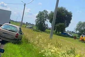 Potrącona rowerzystka jechała wiejską drogą. Lądował śmigłowiec LPR -11656