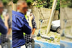 Hulajnogą na podwójnym gazie. Wpadł w ręce policji w Gostyniu-12620