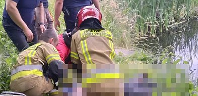 Ujawniono zwłoki mężczyzny. Na miejscu prokurator, policja i straż-12768