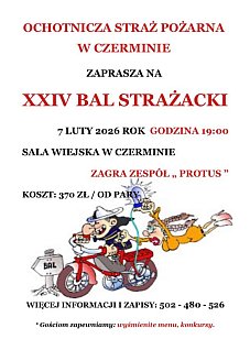 XXIV Bal Strażacki w Czerminie