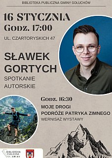 Spotkanie autorskie - Sławek Gortych