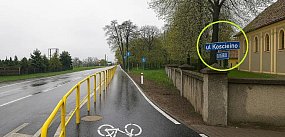 Fejkowe zdjęcia ścieżki rowerowej w Kuczkowie