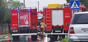 Groźne zderzenie na DK11 pod Pleszewem. Blokada