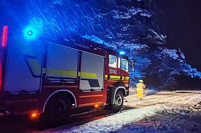 Ciężka noc. Dziesiątki zdarzeń w powiecie-1672