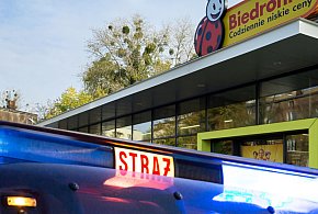 Alarm gazowy w Biedronce. Na miejscu państwowe i ochotnicze straże pożarne-14471